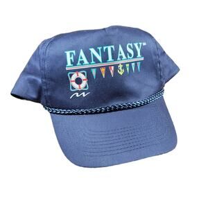 Vintage Carnival Fantasy cruise ship nautical snapback adjustable hat